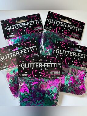 Purple & Blue Palm Tree Confetti